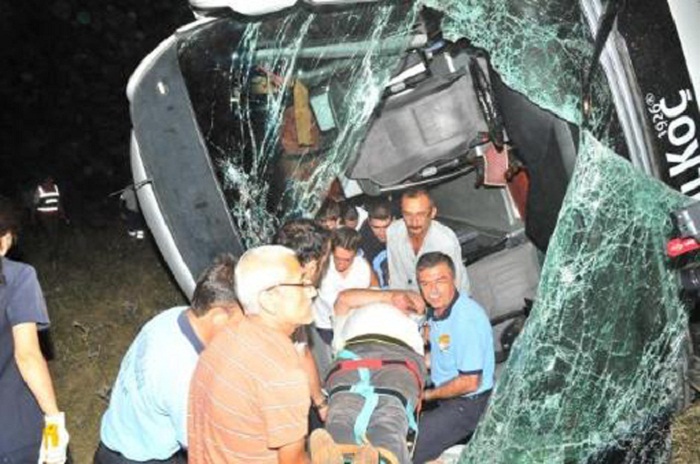 Bus accident in Turkey - 30 injured